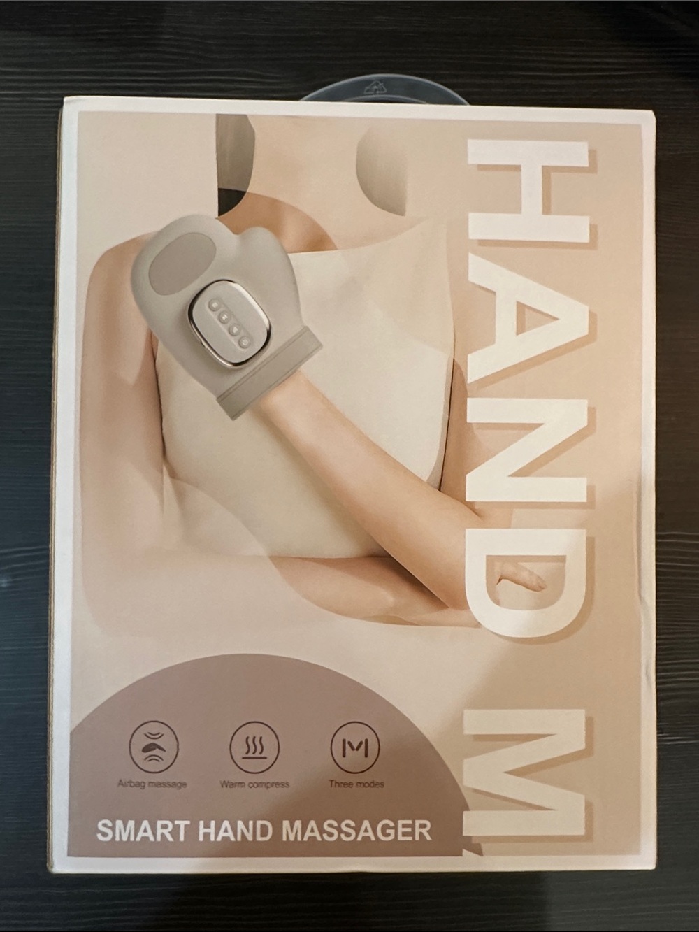 Smart Hand Massager Glove - Light Gray